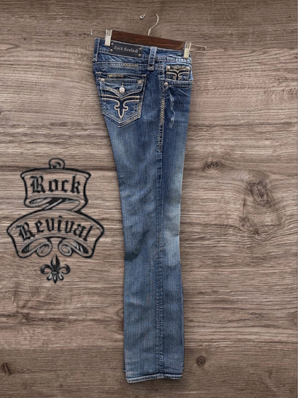 Rock Revival Holly Black Label Bootcut Women’s Jean Size 30